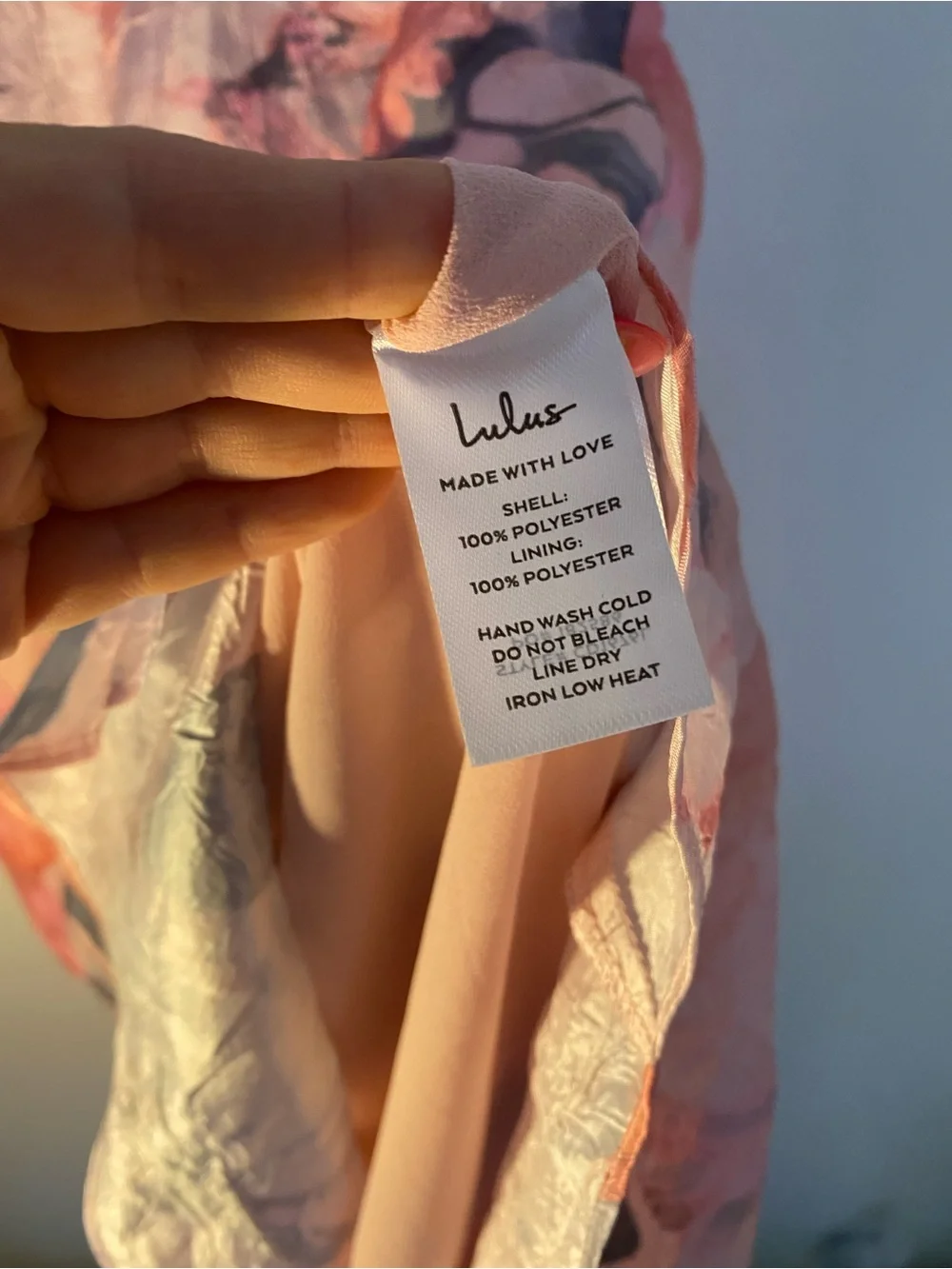 Lulus Blushing Darling Light Pink Floral Strapless High-Low Maxi Dress size XS - Picture 4 of 5